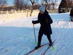 Катание на лыжах  в Средней школе № 6 г. Пинска